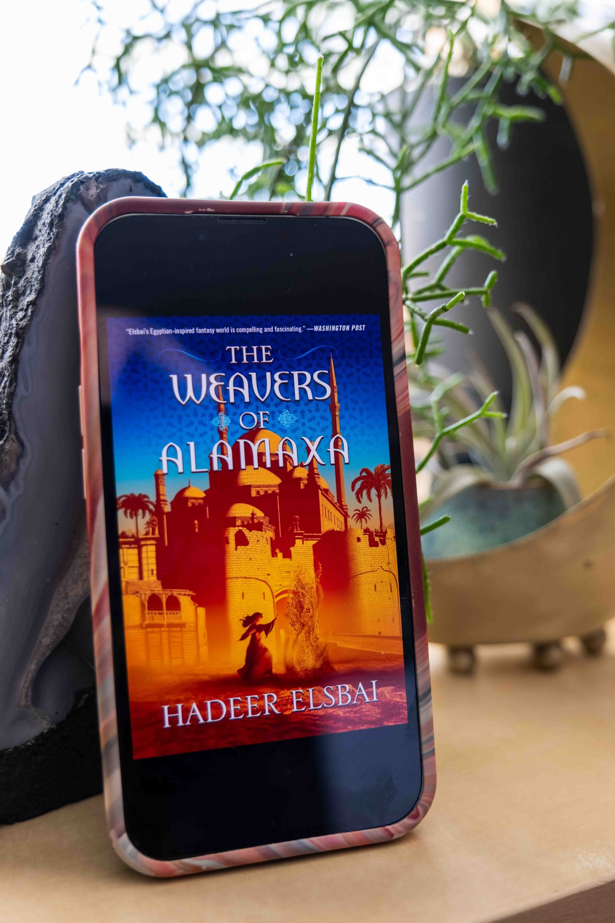 Cover for The Weavers of Alamaxa by Hadeer Eslbai