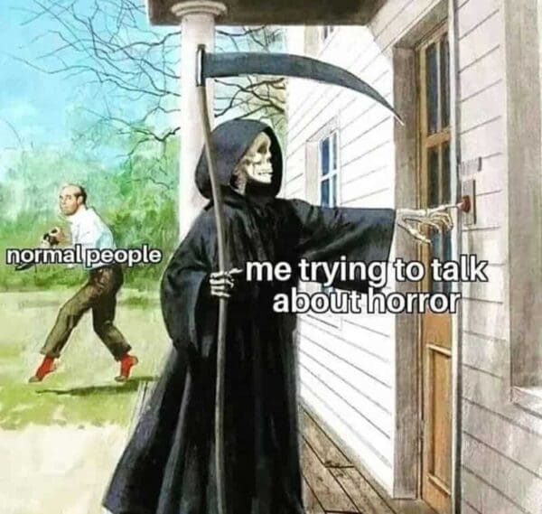 man sneaks away from death at his door