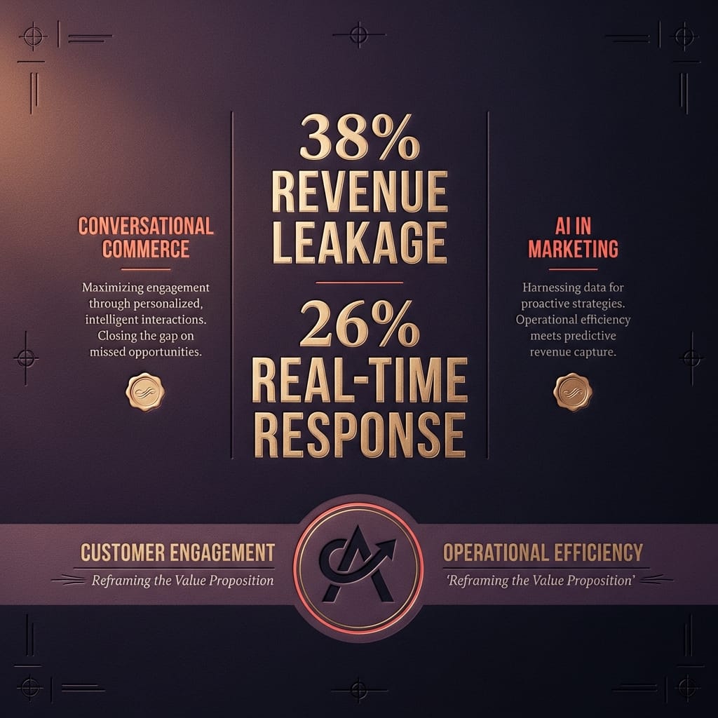 38% Revenue Leakage. 26% Real-Time Response.