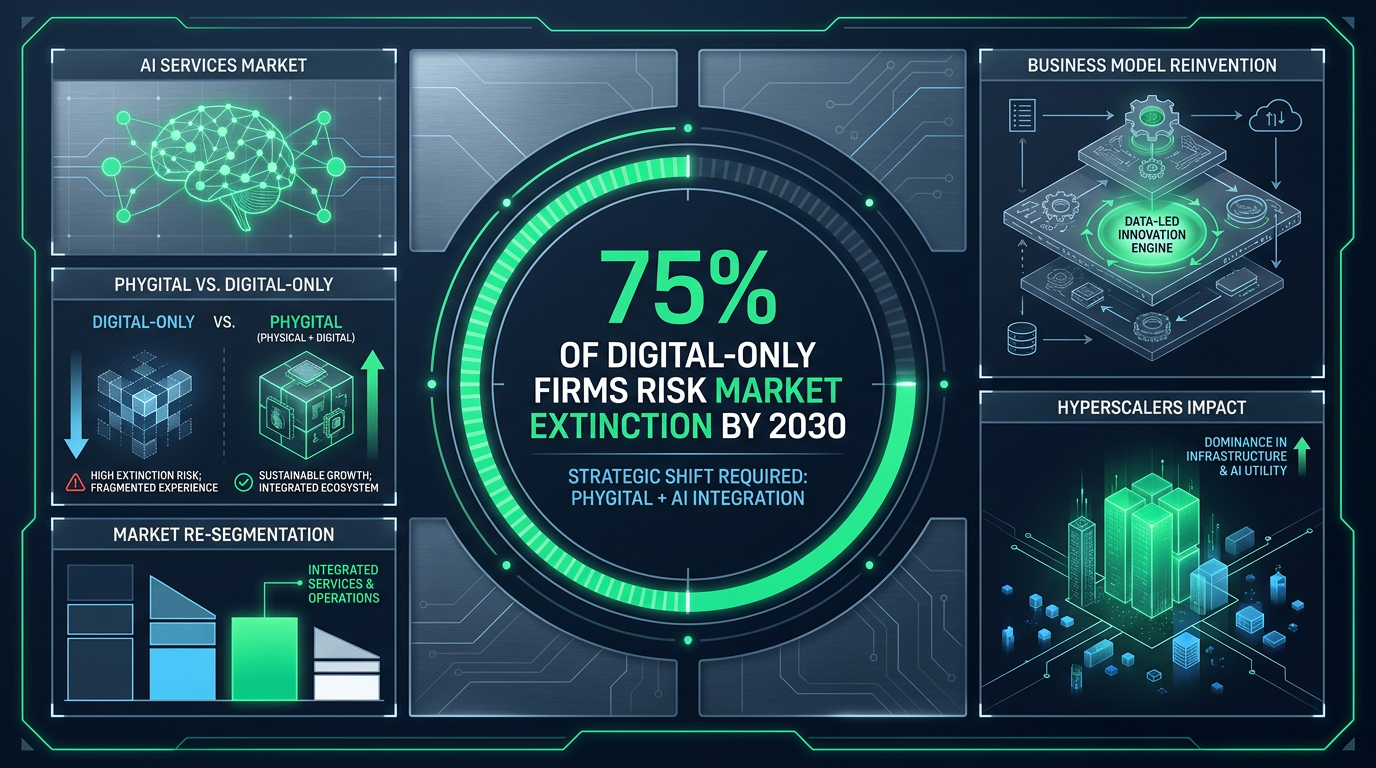 Gartner: 75% of digital-only tech services fail by 2030