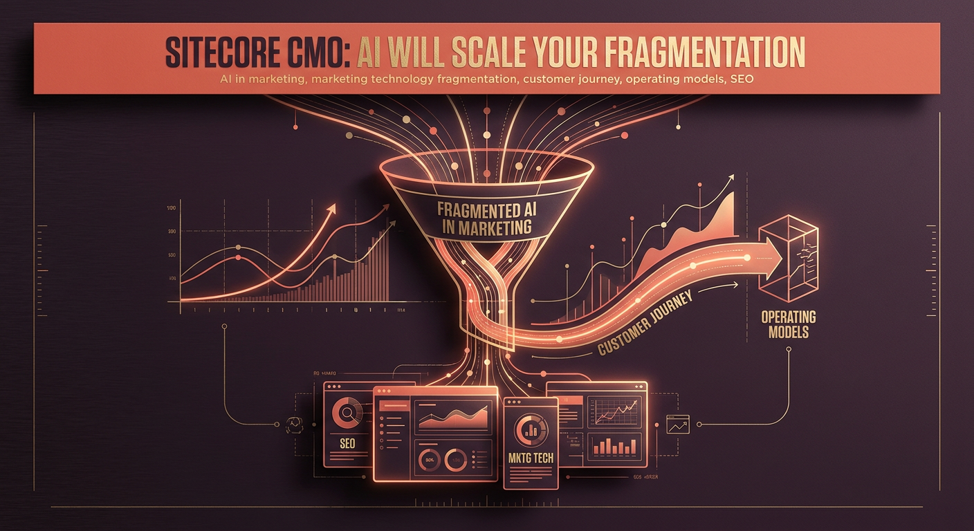 Sitecore CMO: AI Scales Your Fragmentation, Not Pipeline.