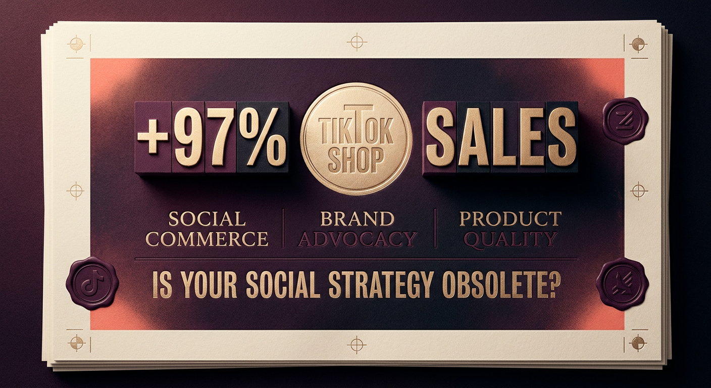 TikTok Shop Sales +97%. Is Your Social Strategy Obsolete?
