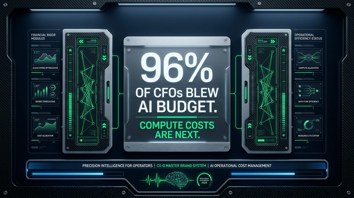 96% of CFOs Blew AI Budgets. Cloud Capital Explains Why