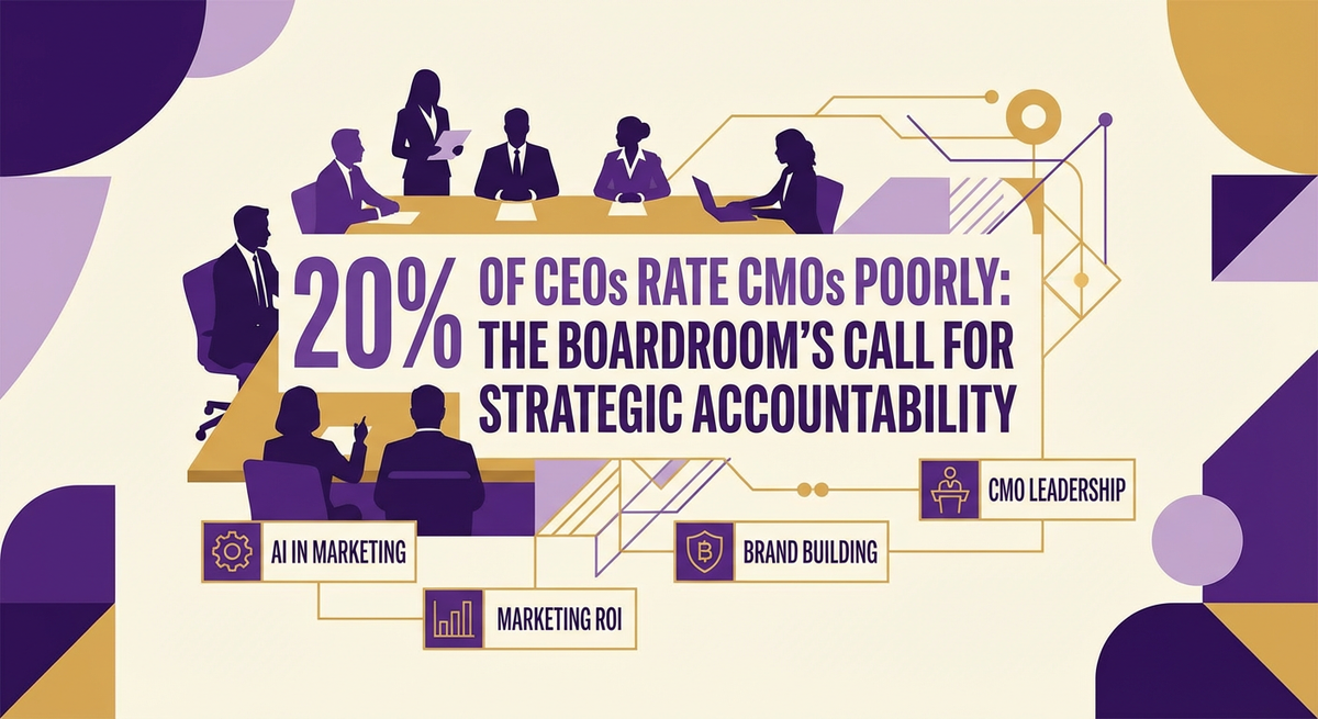 20% of CEOs Rate CMOs Poorly: The Boardroom’s Call