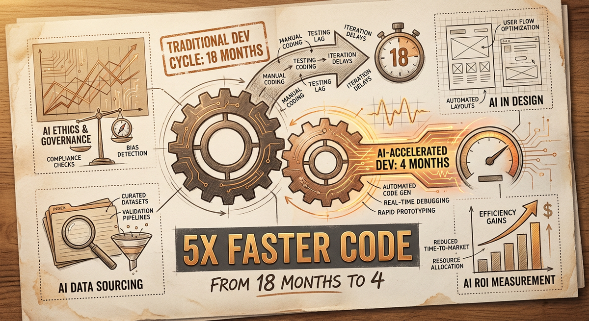 5x Faster Code. Turning 18 Months Into 4.