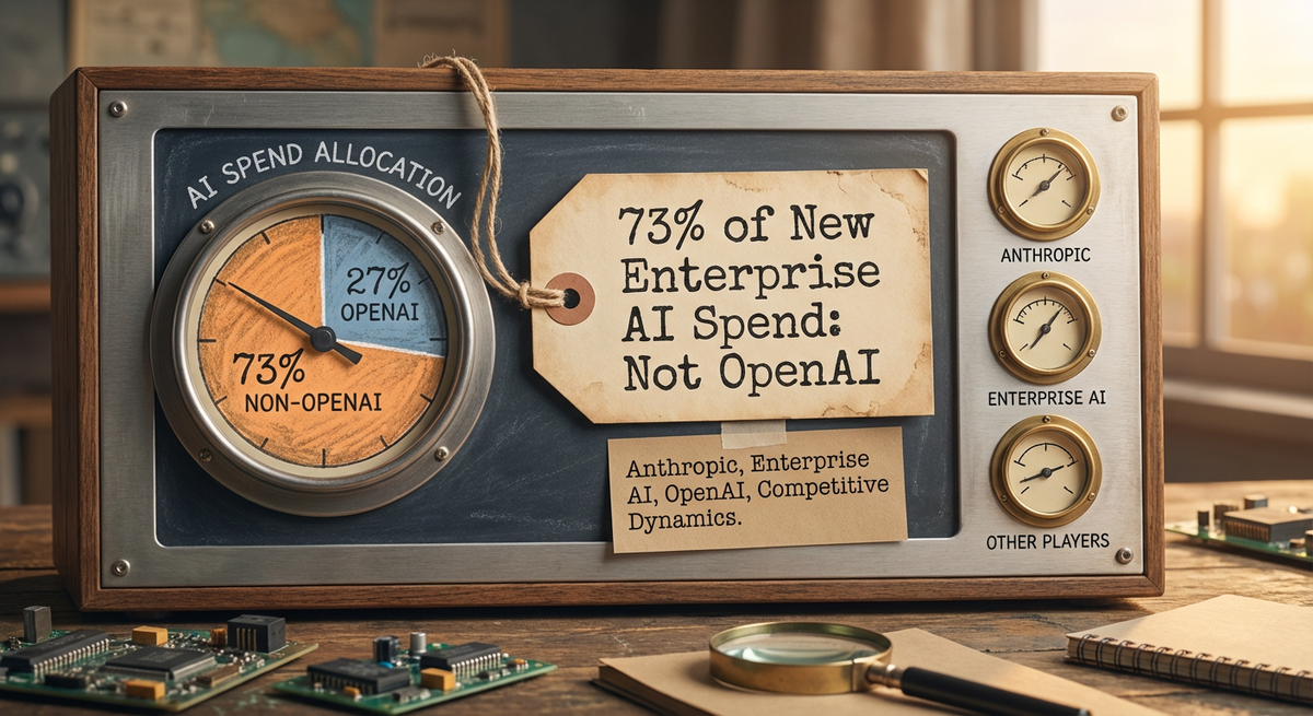 73% of New Enterprise AI Spend: Not OpenAI