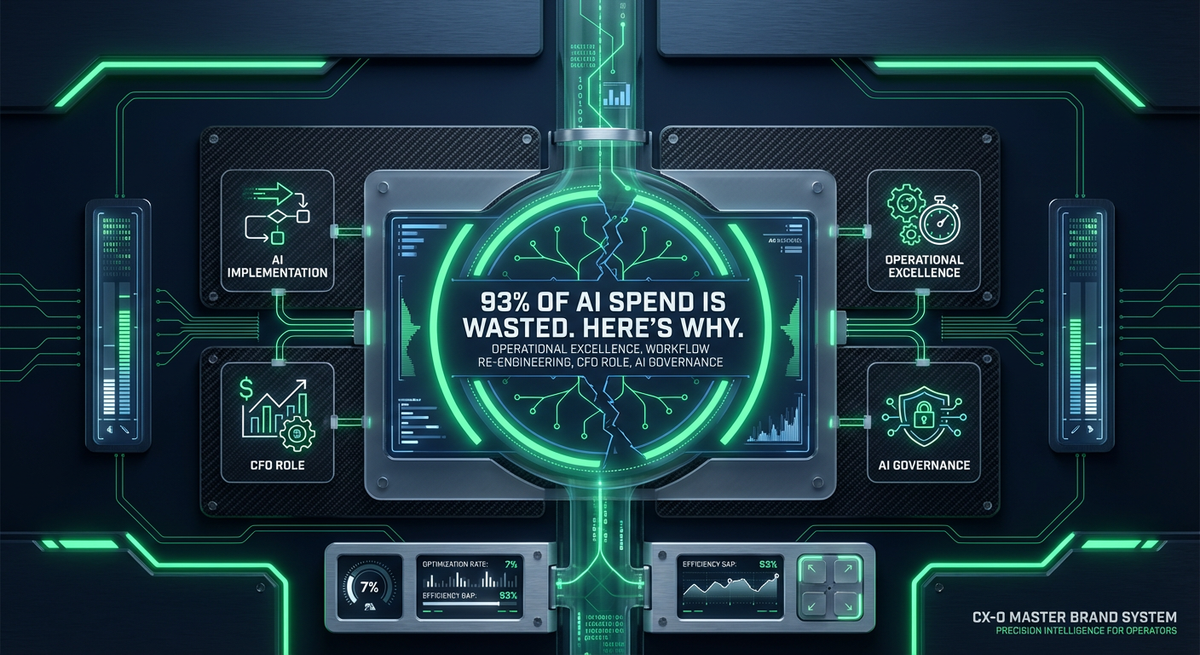 93% of AI Spend Is Wasted. Here's Why.