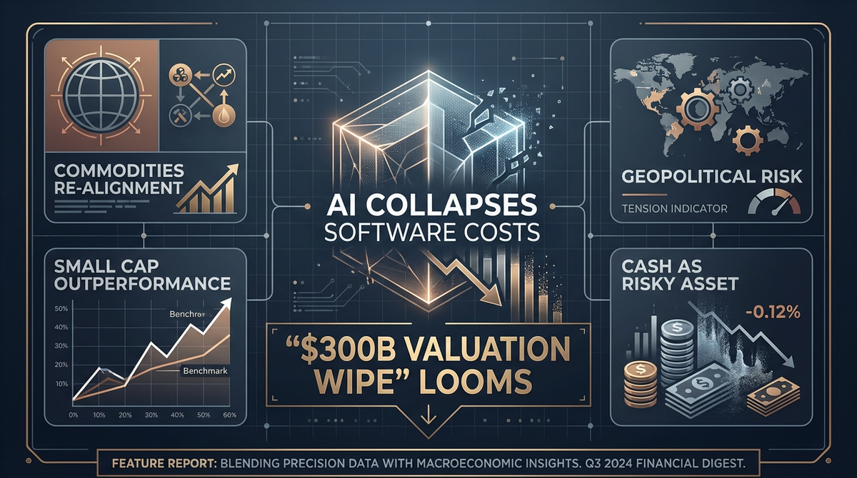AI Collapses Software Costs: "$300B Valuation Wipe" Looms