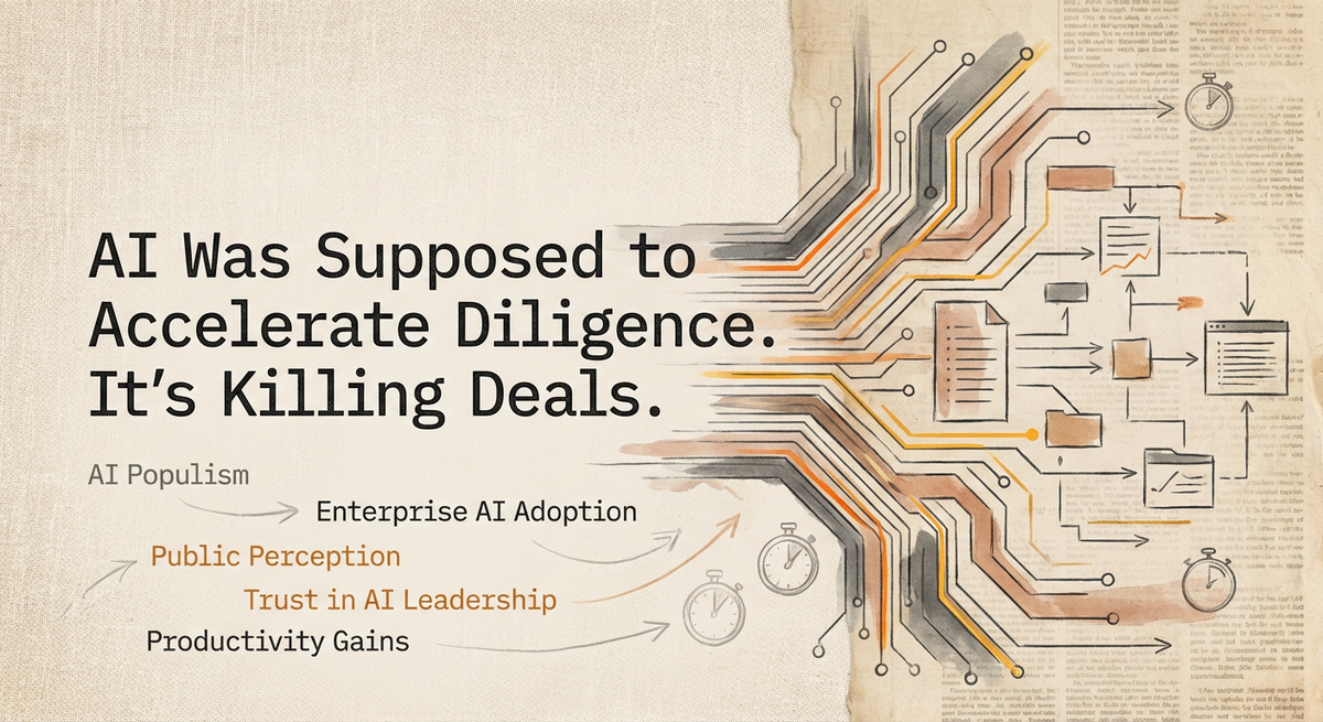 AI Was Supposed to Accelerate Diligence. It's Killing Deals.
