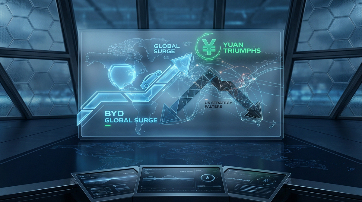 BYD Global Surge, Yuan Triumphs, US Strategy Falters