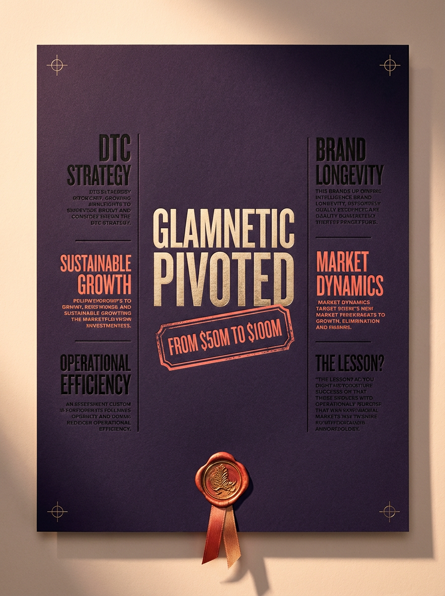 Glamnetic Pivoted from $50M to $100M. The Lesson?