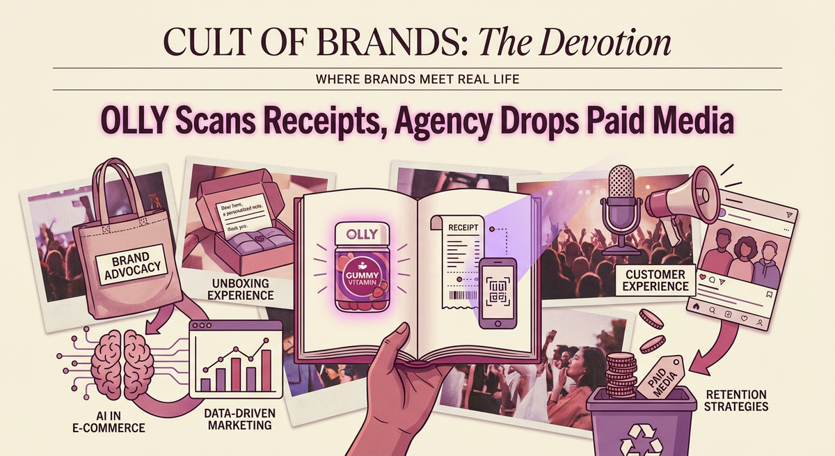OLLY Scans Receipts; Agency Drops Paid Media