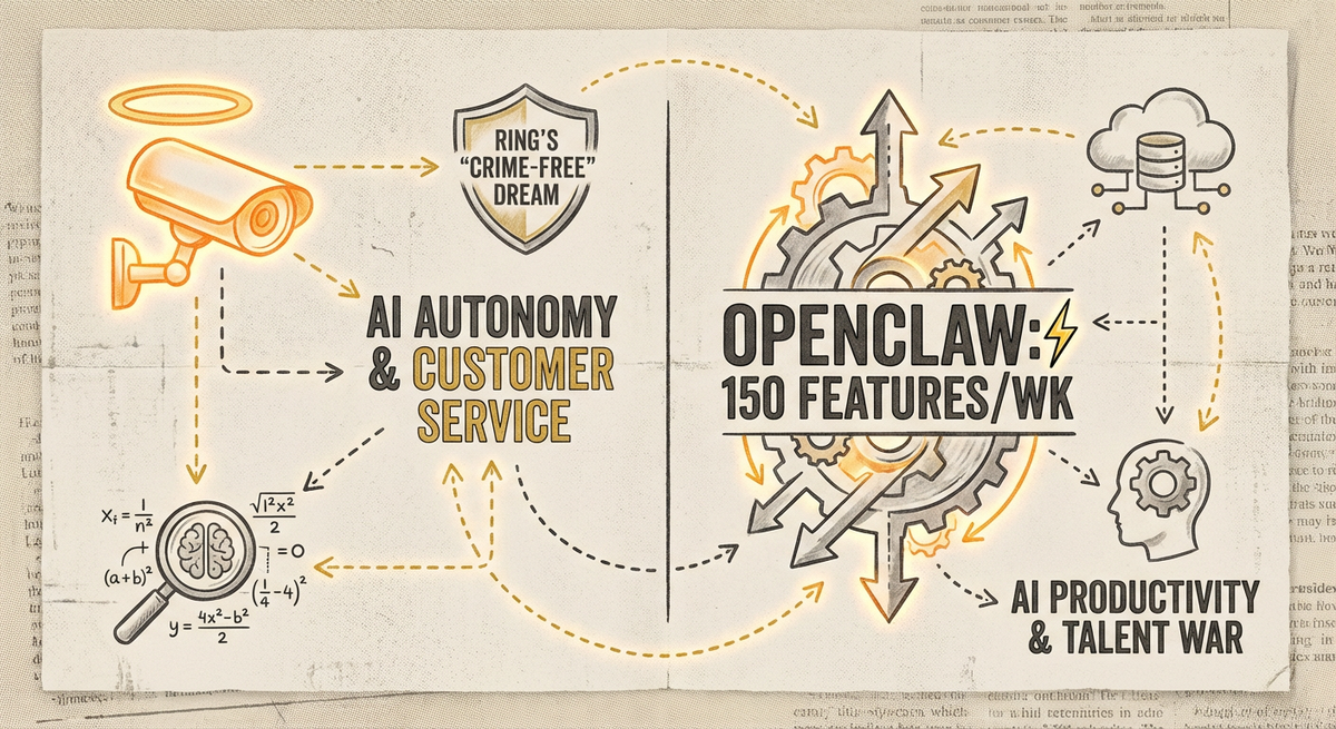 Ring’s “Crime-Free” Dream vs. OpenClaw’s 150 Features/Week