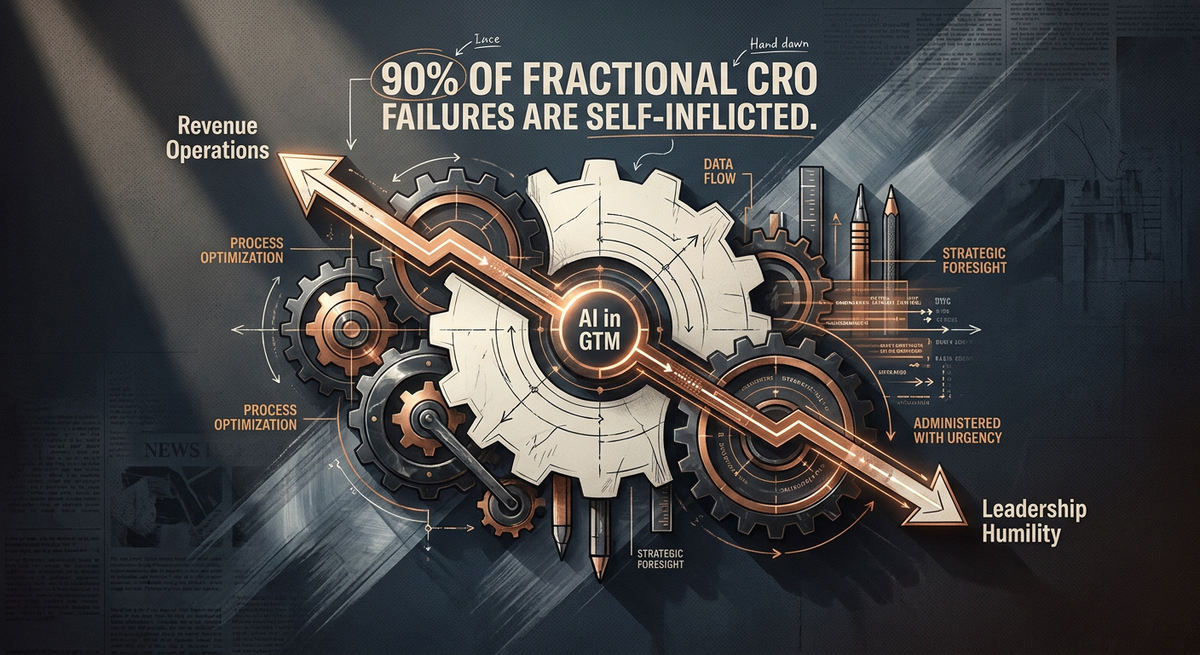 Fractional CROs: 90% of failures? Neil Weitzman blames himself.