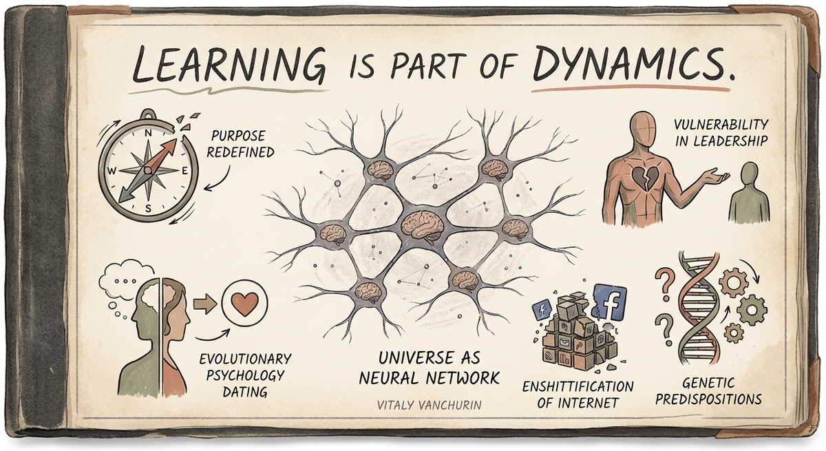 The Universe as a Neural Network. Your Strategy as a Learning Loop.