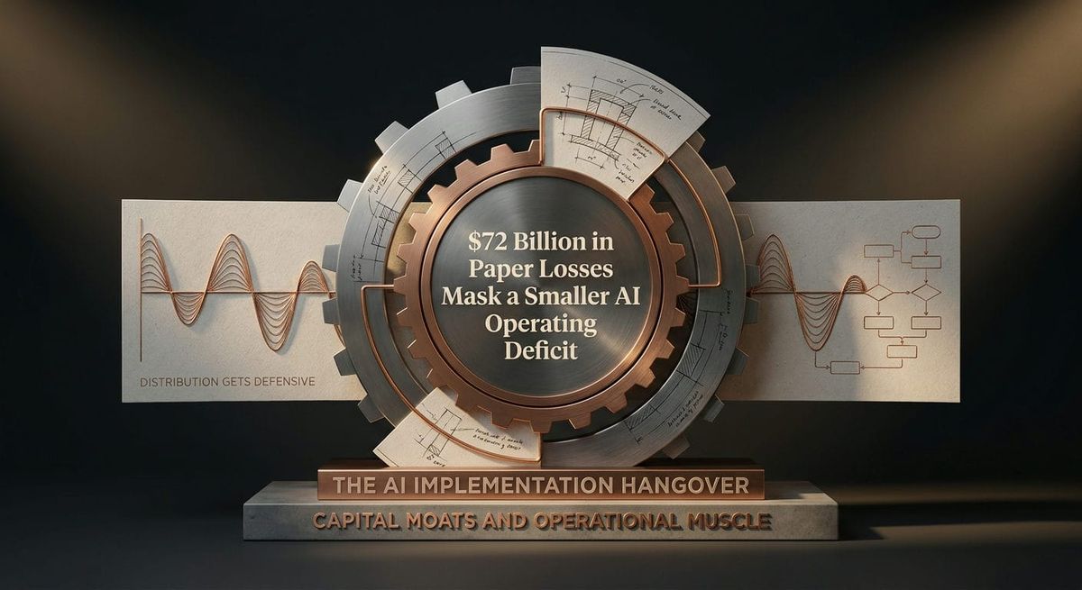 $72 Billion in Paper Losses Mask a Smaller AI Operating Deficit