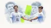 Julian Lacamoire and Adrian Ronco celebrating in an editorial collage