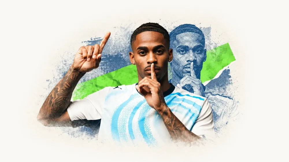 Editorial portrait collage of Crysencio Summerville