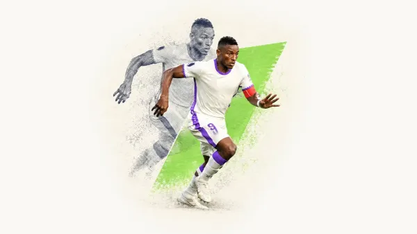 Editorial collage of Kodjo Laba in Al Ain colours