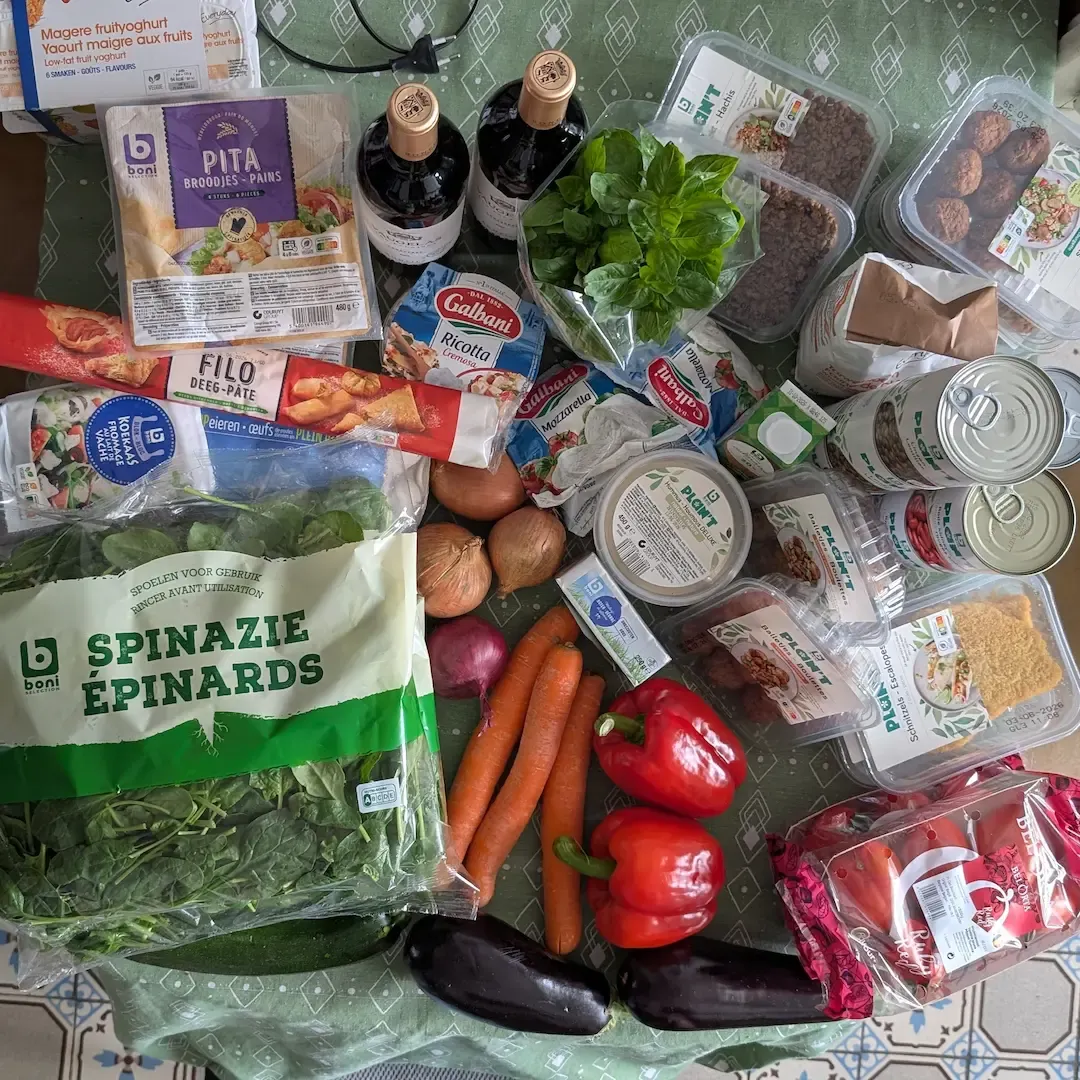 Weekly meal plan │ €23.53 │ 1-5 June 2026