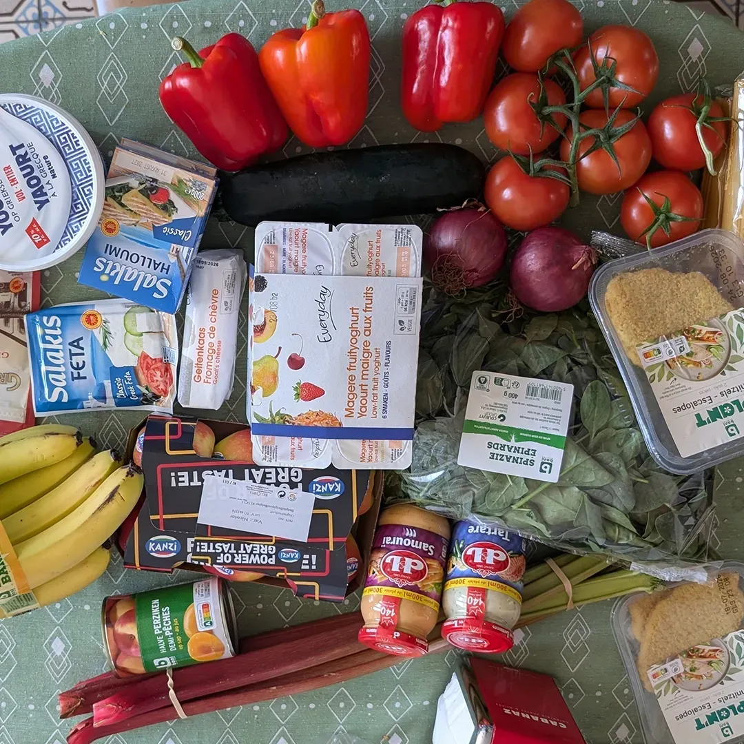 Weekly meal plan │ €21.68 │ 10-14 August 2026