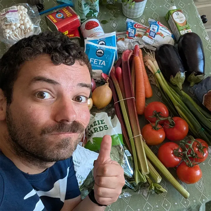 Weekly meal plan │ €25.61 │ 13-17 July 2026