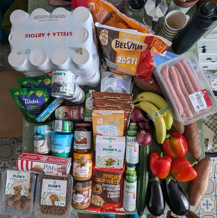 Weekly meal plan │ €25.48 │ 28 September - 2 October 2026
