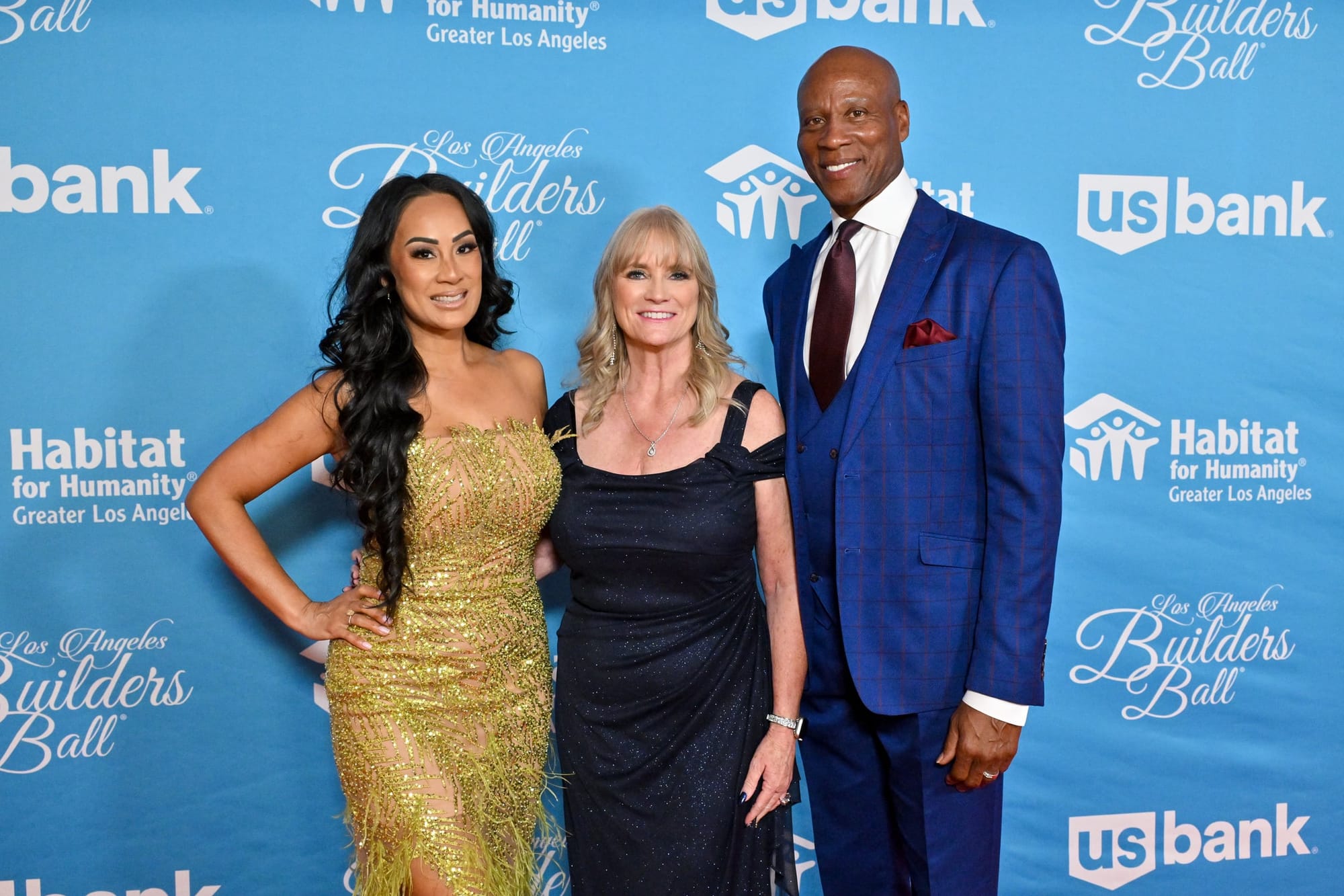 Cece Scott, Erin Rank and Byron Scott / Credit: Rob Latour / Shutterstock for Habitat for Humanity Greater Los Angeles