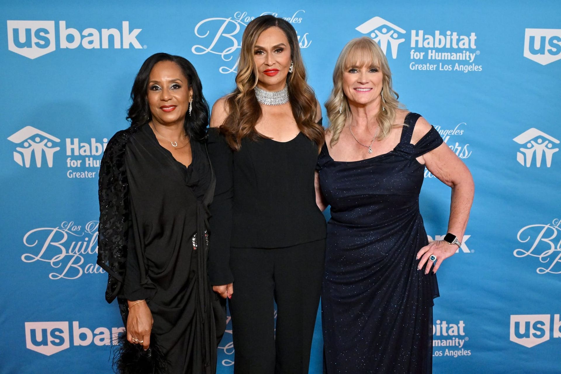 Elegant gala event with attendees celebrating Habitat LA's fundraising success.