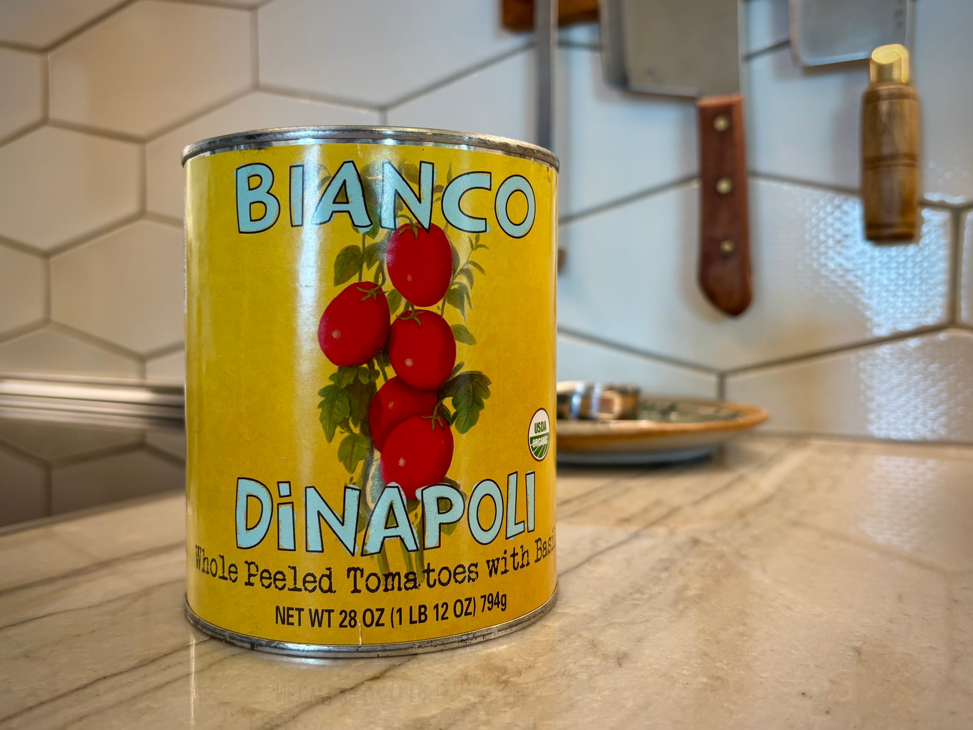 A can of tomatoes
