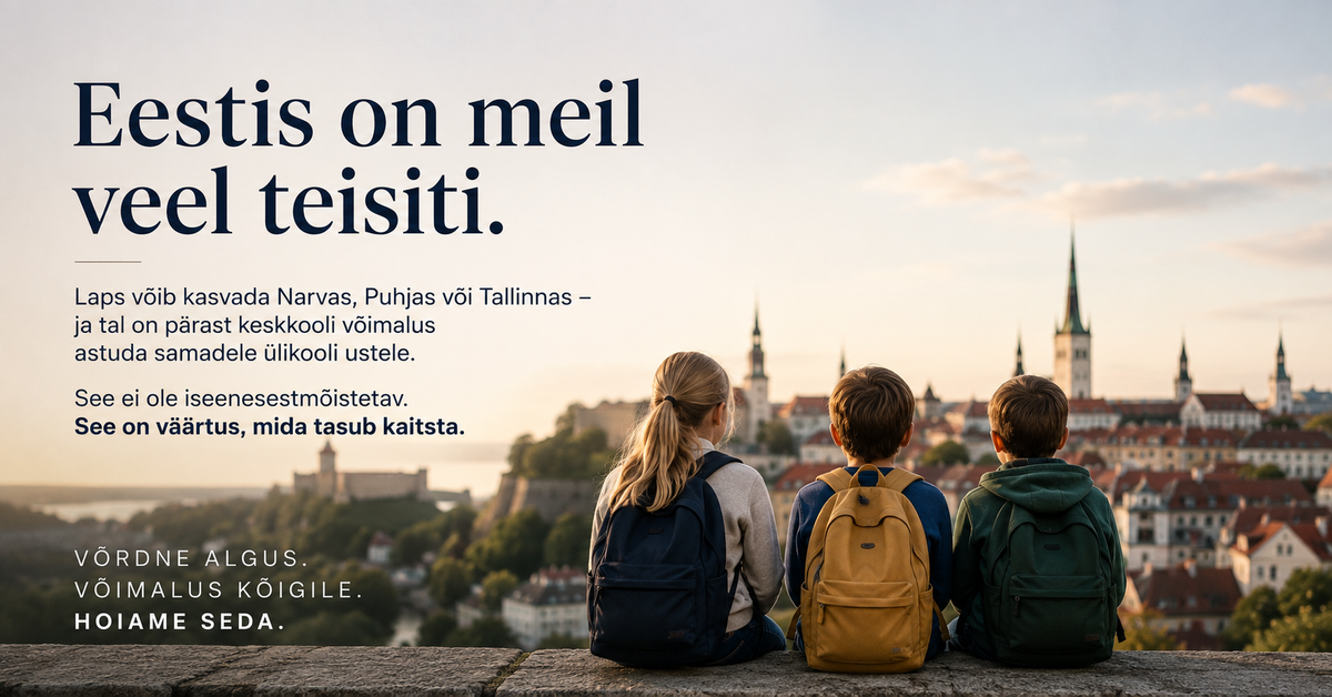 Meie lapsed on VEEL enamvähem võrdsed?