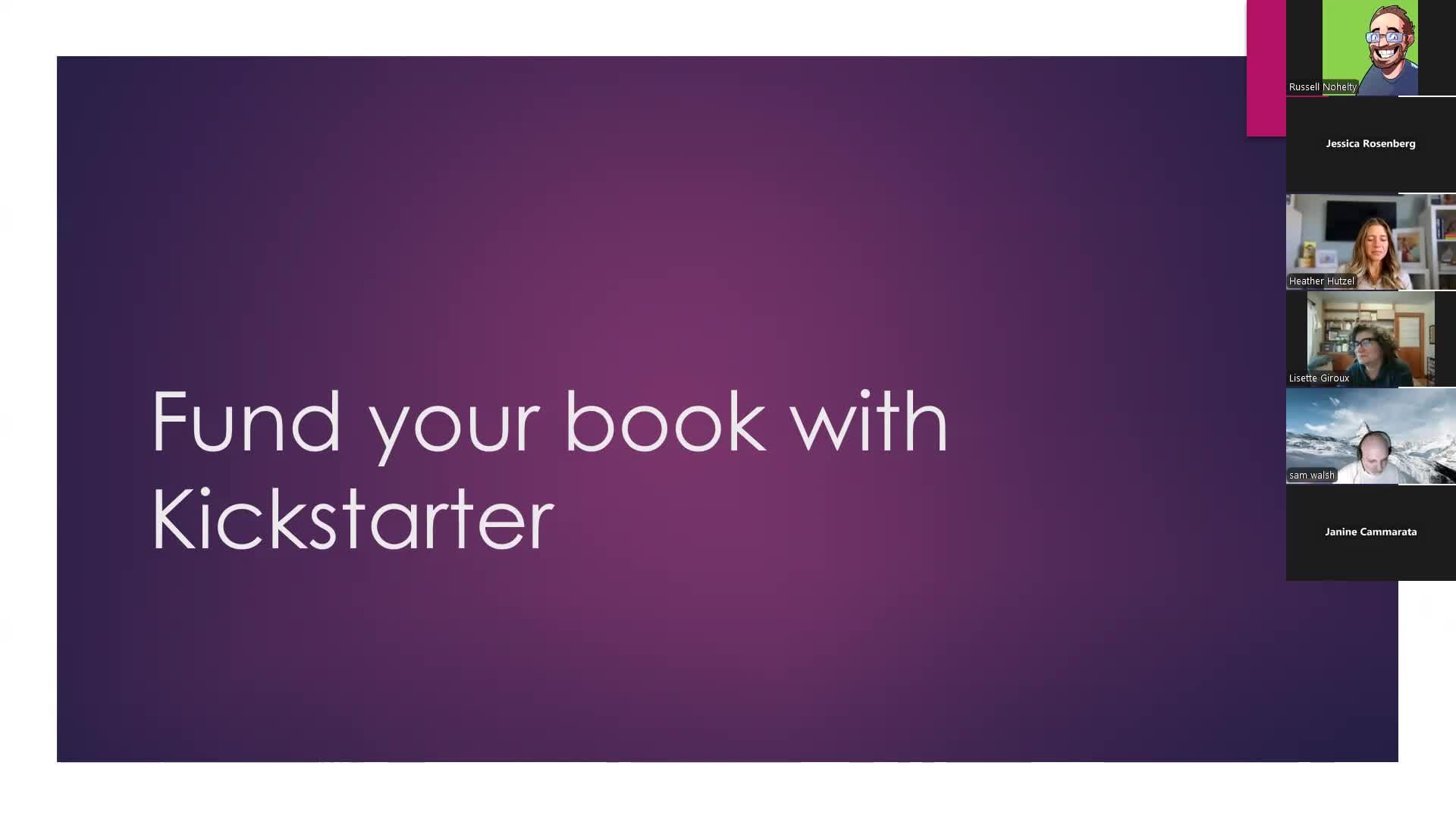 Crush it on Kickstarter webinar