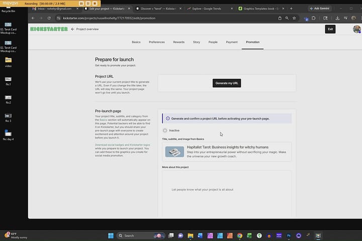 [DAY 5] 5-day Kickstarter Challenge