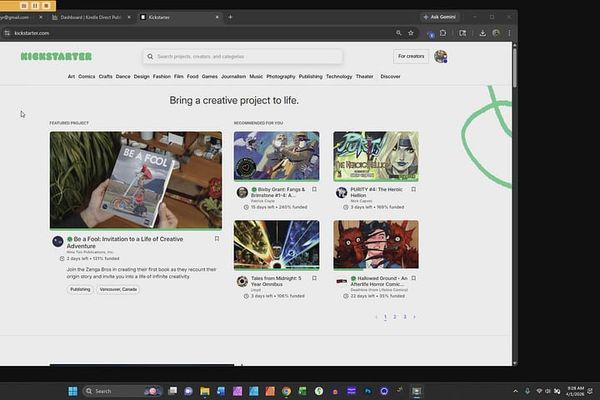 [DAY 1] 5-day Kickstarter Challenge