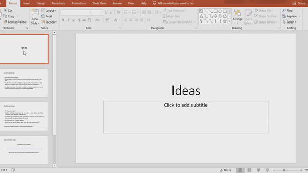 1 - How to cull your ideas and where to start your story