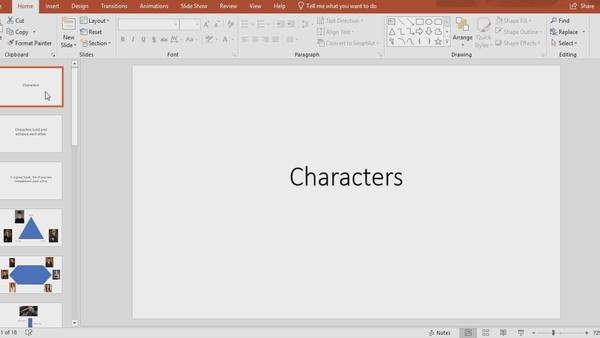 3 -Three methods for building character relationships