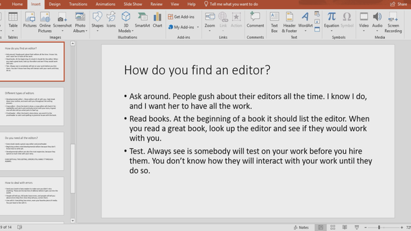 15 - Finding editors