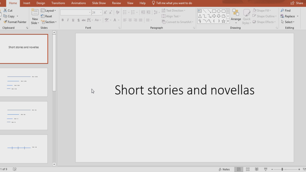 16 - Short stories and novellas