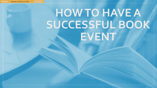 How to Have a Successful Book Event