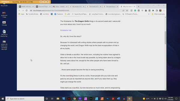 Sideways sales letter