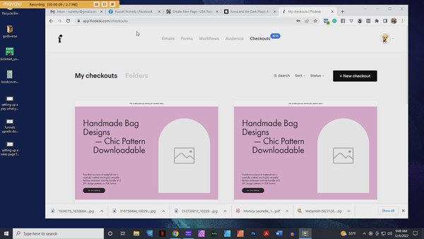 Making a sales page from a Kickstarter page through Flodesk