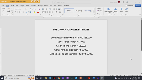 How many prelaunch backers should you aim for?