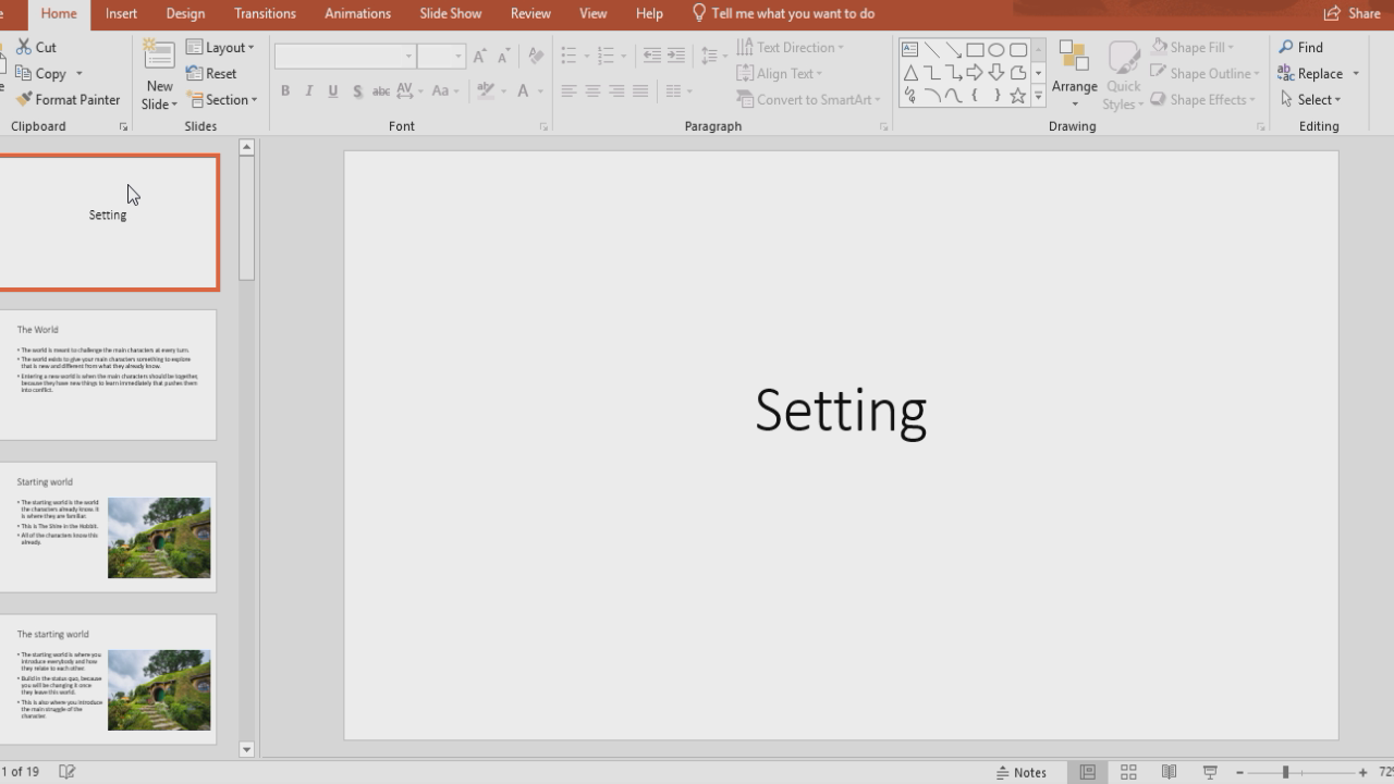 7 - Setting and worldbuilding