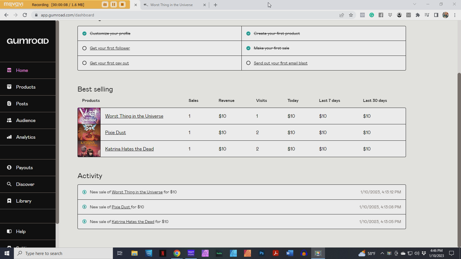 Pay what you want proof