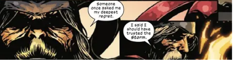 A detail from STORM AND THE BROTHERHOOD OF MUTANTS #3.