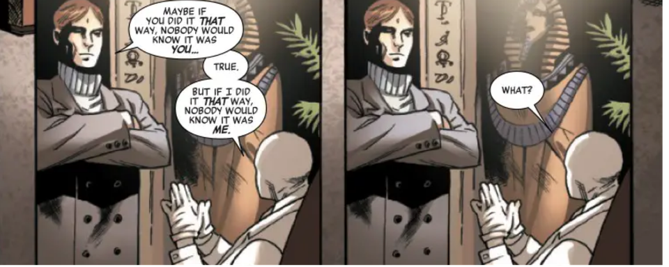 A detail from AVENGERS INC. #4.