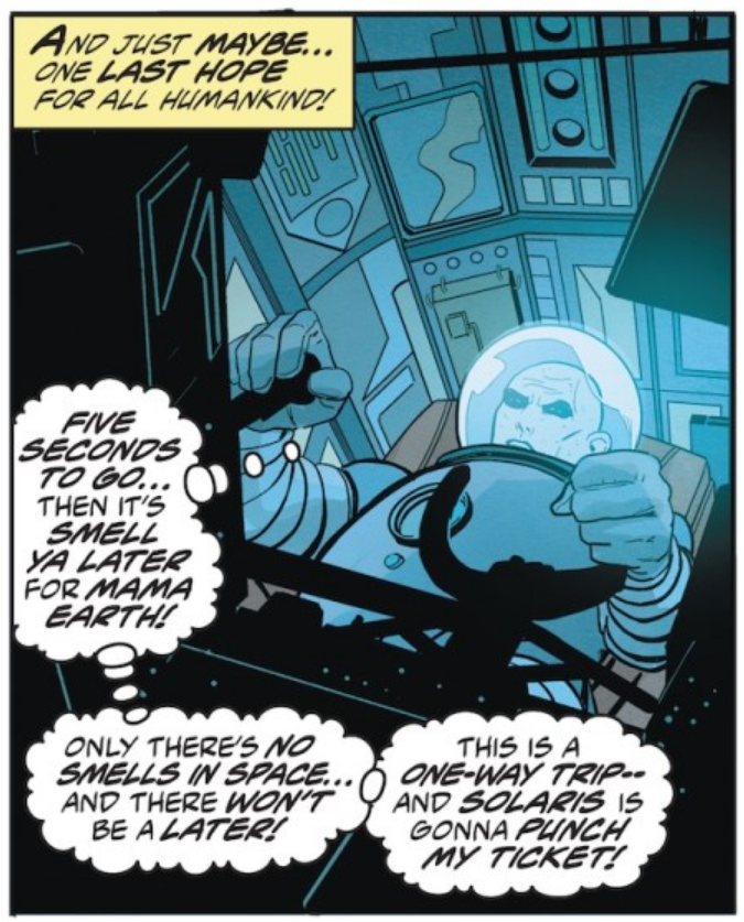 A detail from Metamorpho: The Element Man #6