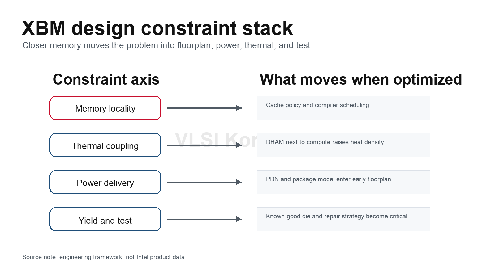 Intel XBM design constraint stack