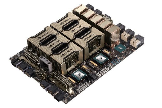 NVIDIA HGX H100 and H200 eight-GPU baseboard