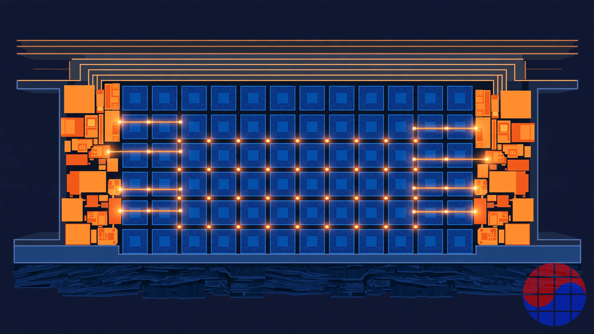 SRAM bitcell array with digital compute logic attached at the periphery